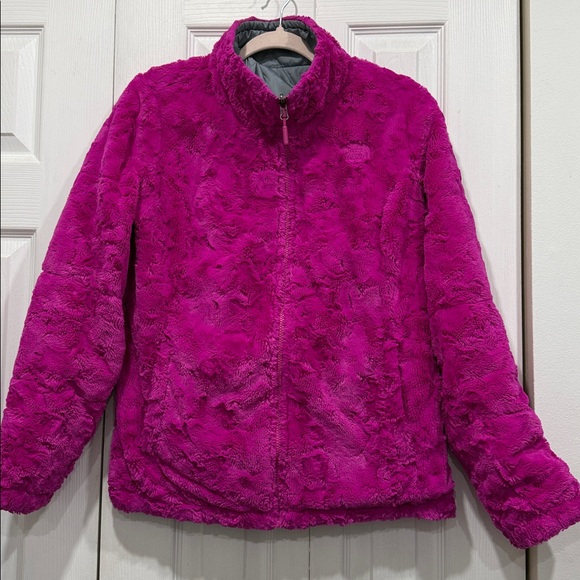 The North Face Women's reversible Jacket in Gray and Pink size M - Picture 10 of 11